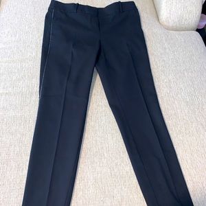 Straight-Leg LOFT Dress Pants w/ Silver Stripe (8)